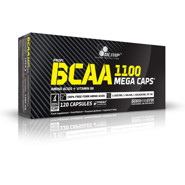 Profi BCAA 1100 mega Caps 120 kapsułek Olimp Sport Nutrition