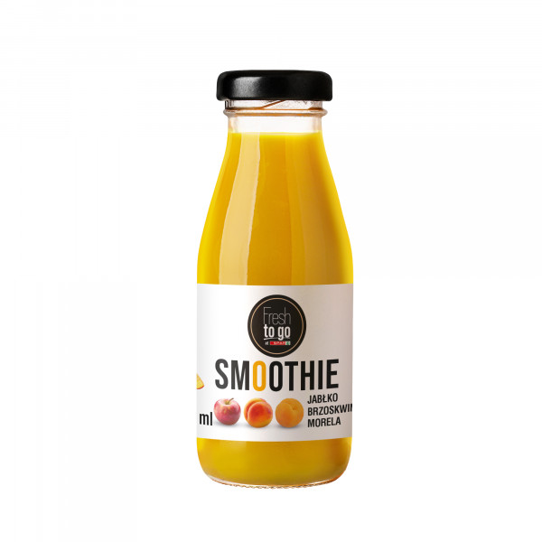 Smoothie Fresh to go at Spar jabłko-brzoskwinia-morela 