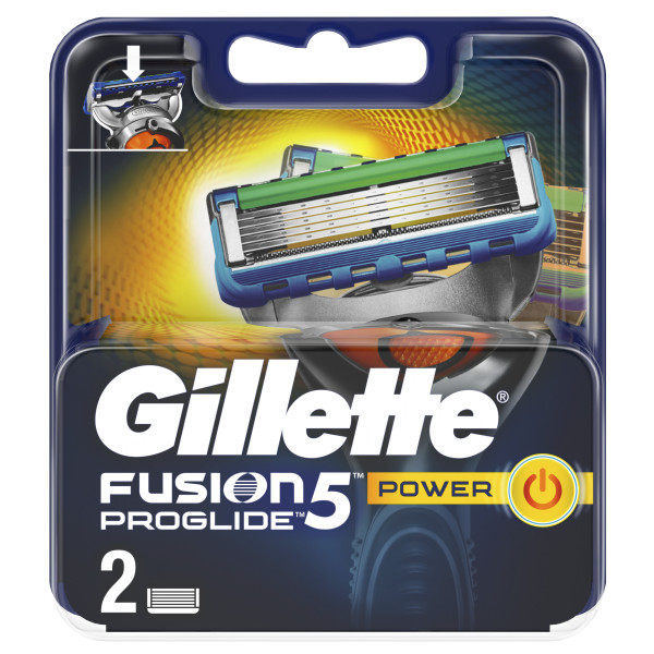 Gillette Fusion Ostrza wymienne do maszynki do golenia, 2 sztuki