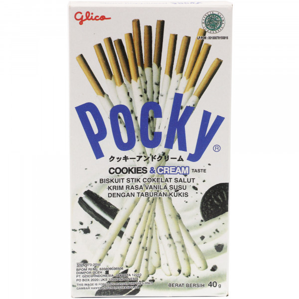 Paluszki Pocky cookies &amp; cream 