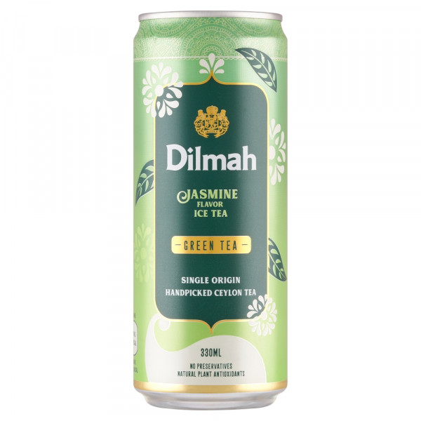 Napój niegazowany Dilmah Ice Tea jasmine flavor green tea puszka 