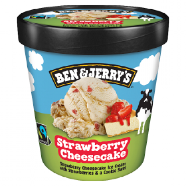 Ben &amp; Jerry&#039;s Lody Strawberry Cheesecake 465 ml