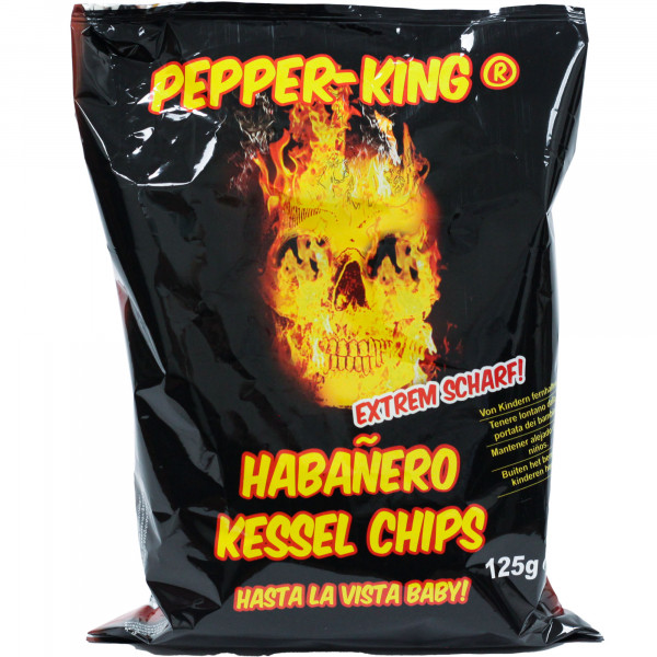 Chipsy xox ziemniaczane z papryczką chili habanero 125g 