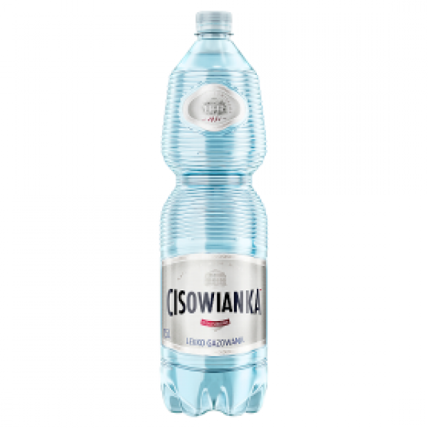 Woda lgaz Cisowianka mineralna niskosodowa 1,5l doliczana kaucja 50 gr