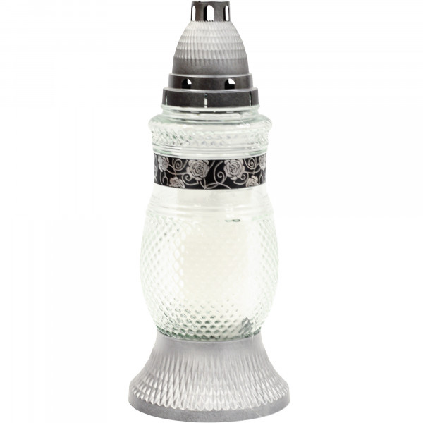 Znicz Amikus z163 szklany 30cm 40h