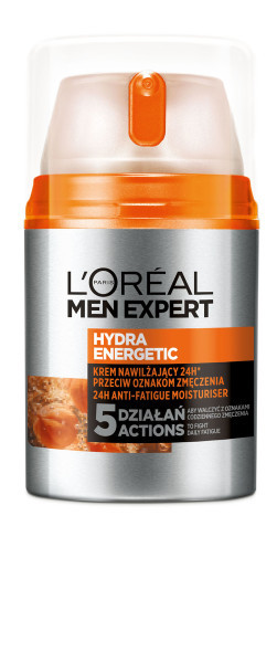 L&#039;Oreal Paris Men Expert Hydra Energetic Krem nawilżający przeciw oznakom zmęczenia 50 ml