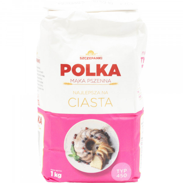 Mąka Szczepanki Polka pszenna do ciast typ 450 1kg 
