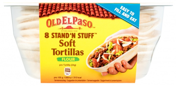 8 Tortilli miękkich 193g Old El Paso