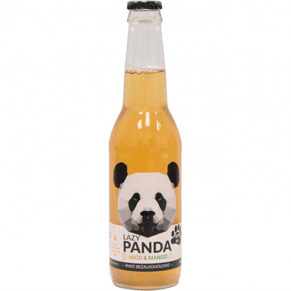 Piwo Lazy Panda  Miód i Mango 0,0%  330 ml. butelka