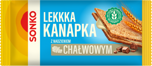 Wafle Sonko lekka kanapka nadzienie chałwowe