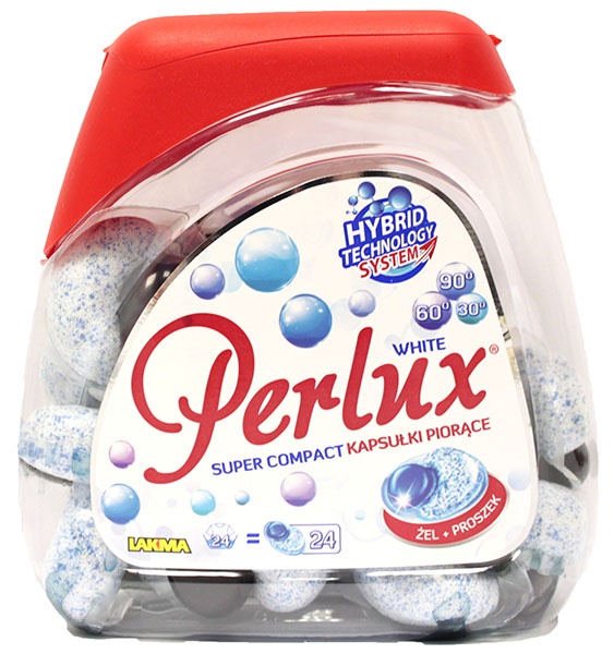 PERLUX perły piorące do prania white 24szt.   24 szt.