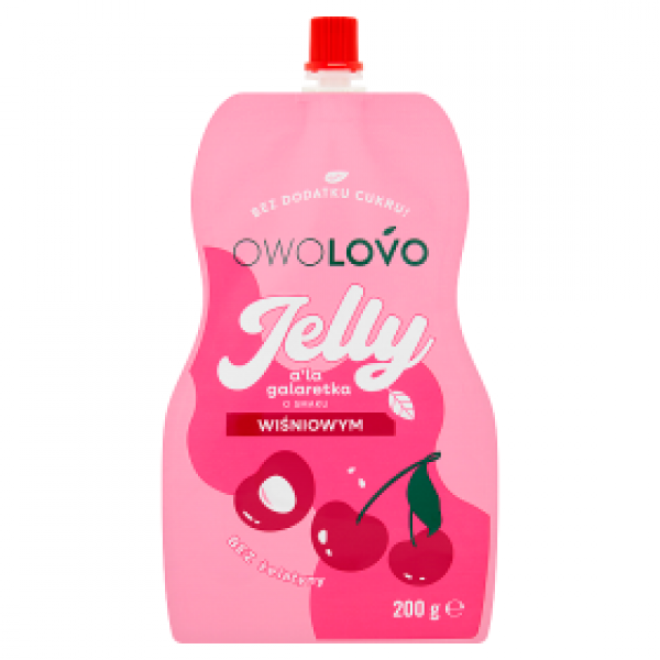 Deser Owollowo Jelly a&#039;la galaretka smak wiśniowy 