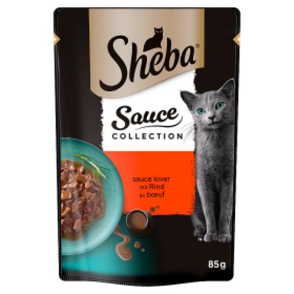 Karma dla kota Sheba Souce Collection z wołowiną 