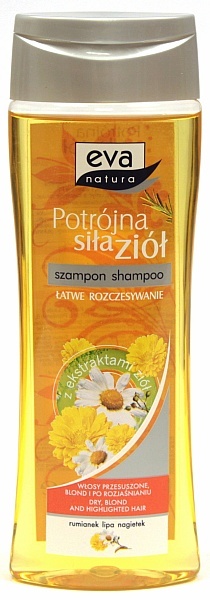 Eva natura potrójna siła ziół szampon rumianek 