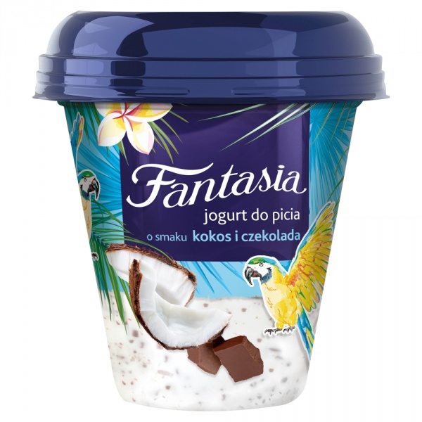 Jogurt fantasia do picia kokos-czekolada 
