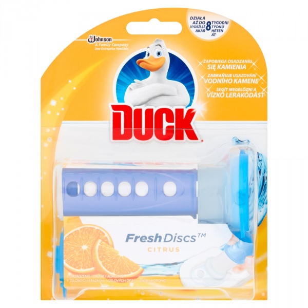 Duck fresh discs active citrus - żelowe krążki 