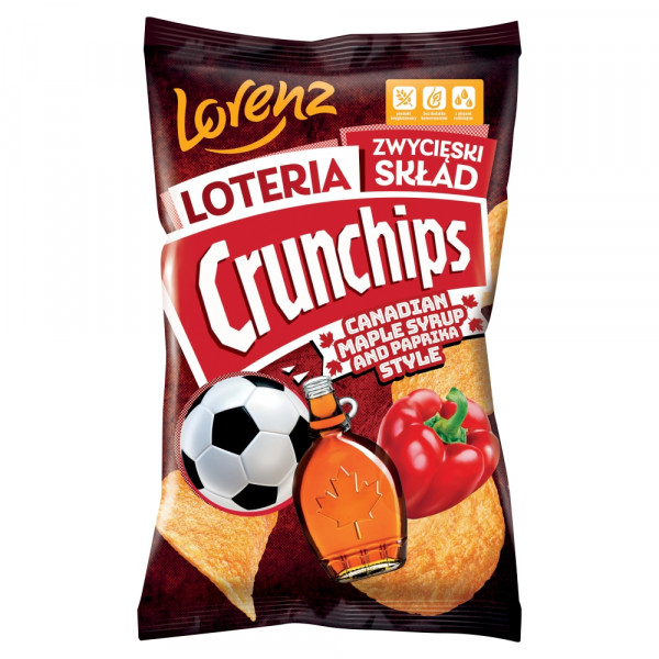 Chipsy Crunchips Canadian maple syrup and paprika