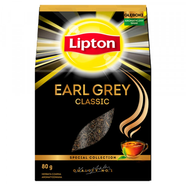 Lipton Earl Grey Classic  liściasta 80 g