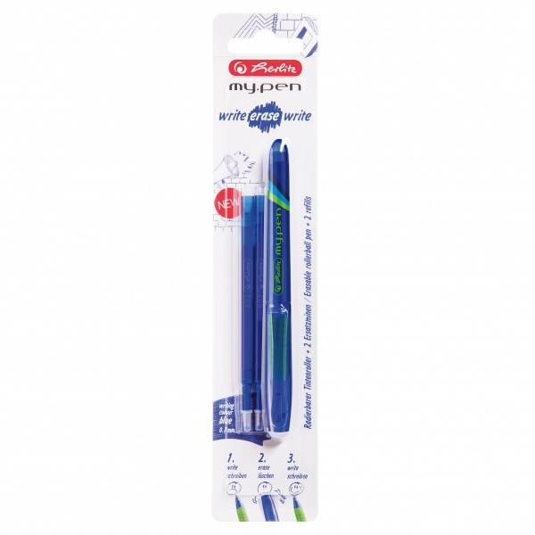 Długopis wymazywalny my pen +2wkłady niebieskie 
