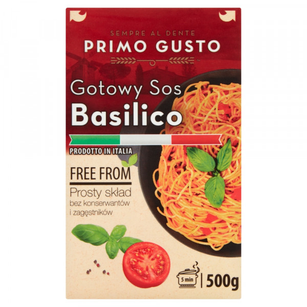 Sos basilico free from primo gusto 