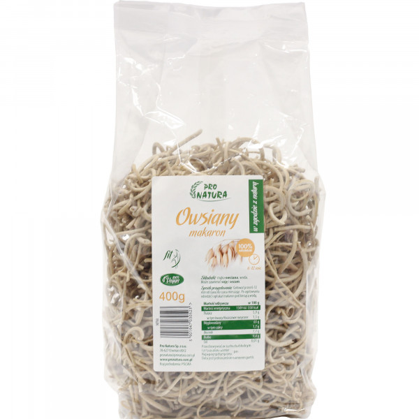 Makaron Pro Natura owsiany nitka 