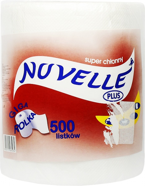 Nuvelle plus ręcznik papierowy 500 listków 