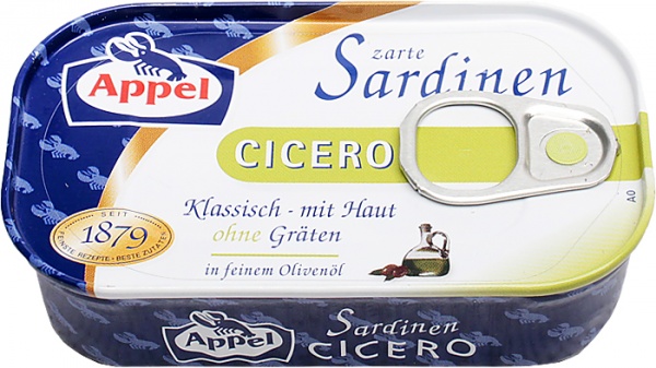 Sardynki Cicero bez ości w oliwie 