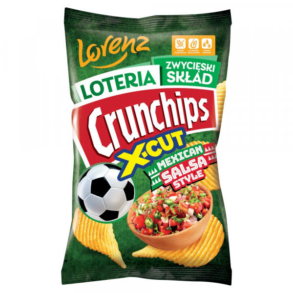 Chipsy Crunchips X-Cut mexican salsa 