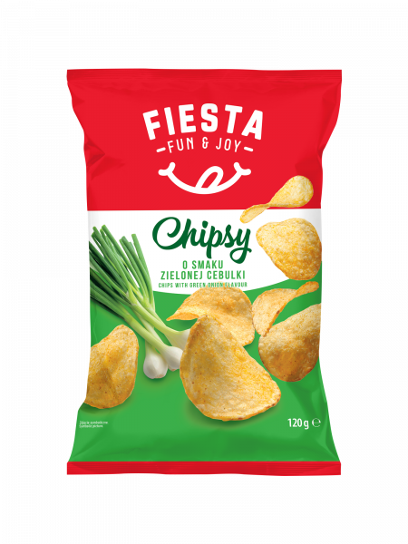 Chipsy Fiesta zielona cebulka 