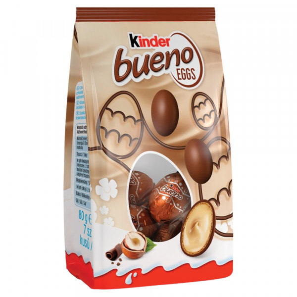 KINDER BUENO EGGS 80g x168HAZELNUTS EASTER