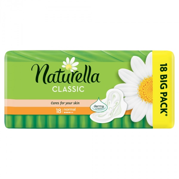 Naturella Classic podpaski 18 sztuk