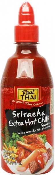 Sos sriracha extra hot chili real thai 