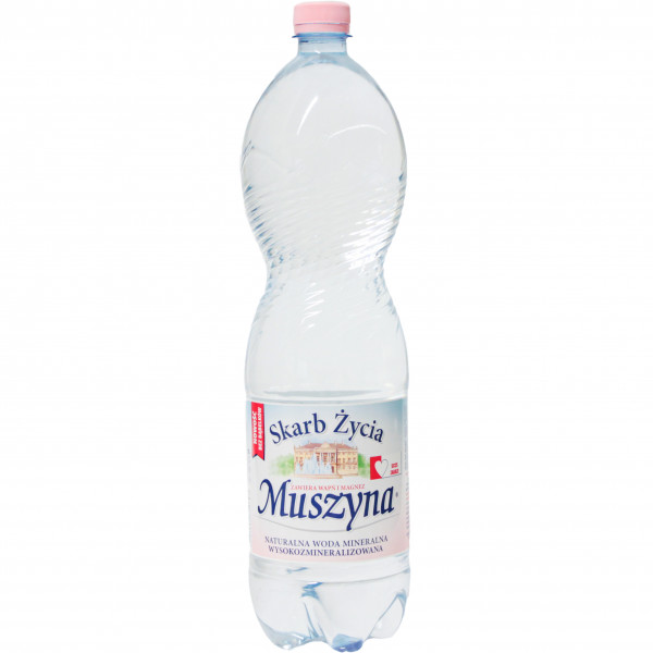 Woda niegazowana Muszyna Skarb Życia mineralna wysokozmineralizowana