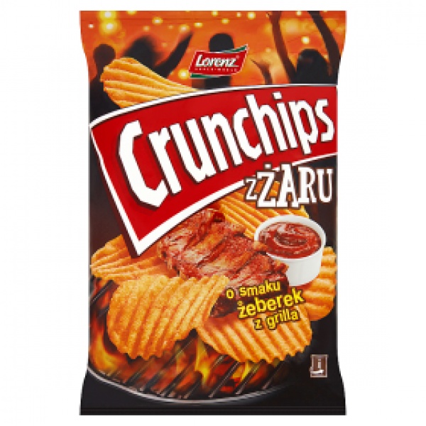 Chipsy crunchips z żaru żeberka z grilla 
