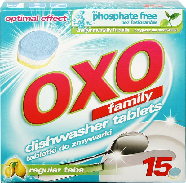 Oxo tabletki do zmywarek 15szt 