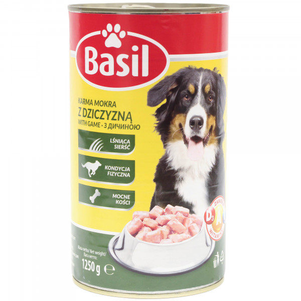 Karma dla psa Basil z dziczyzną 