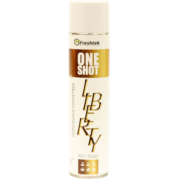 Odświeżacz powietrza Freshtek one shot spray liberty 