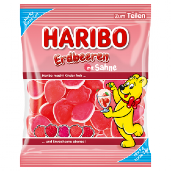 Żelki Haribo Erdbeeren mit sahne 