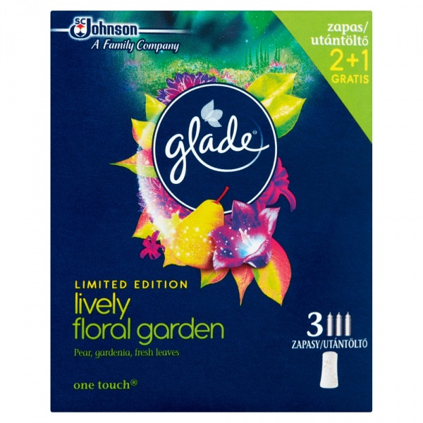 Glade by brise one touch mini spray lively floral garden. 