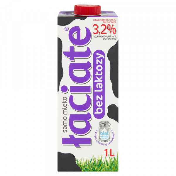 Mleko Łaciate bez laktozy UHT 3,2% 