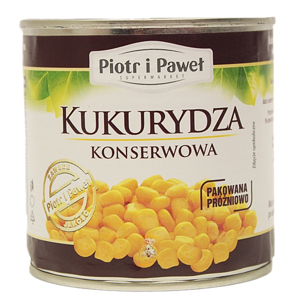 Kukurydza konserwowa Piotr i Paweł 
