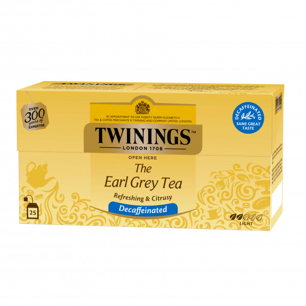Herbata ekspresowa twinings earl grey bezkofeinowa 
