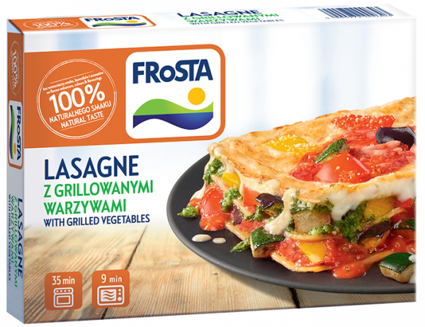 Lasagne frosta z grillowanymi warzywami 