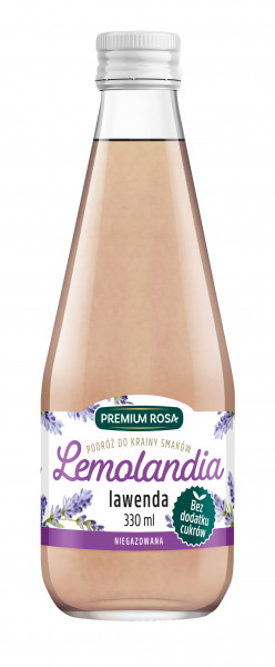 Napój ngaz Premium Rosa lemolandia lawenda butelka 
