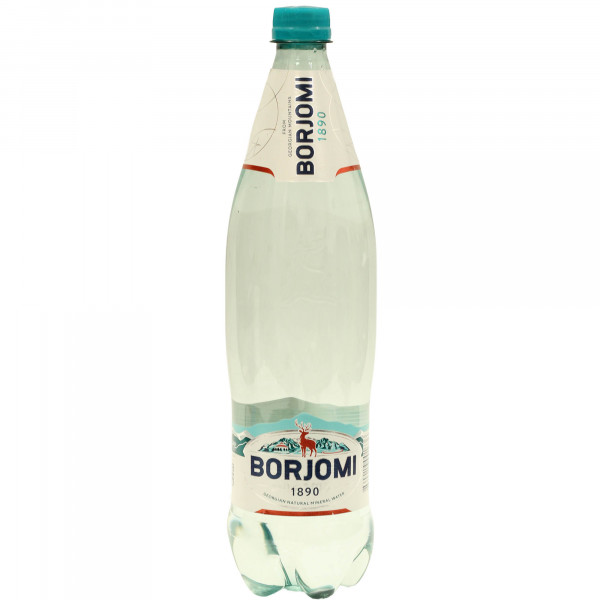 Woda gaz Borjomi mineralna wysokozmineraliz + kaucja 50 gr