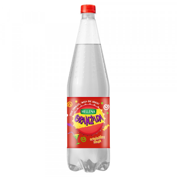 Napój gaz Hellena oranżada biała 20% soku doliczona jest kaucja 0,50 zł.