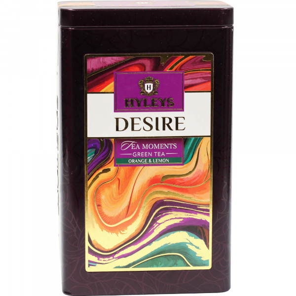 Herbata liść Hyleys desire green tea orange &amp; lemon 