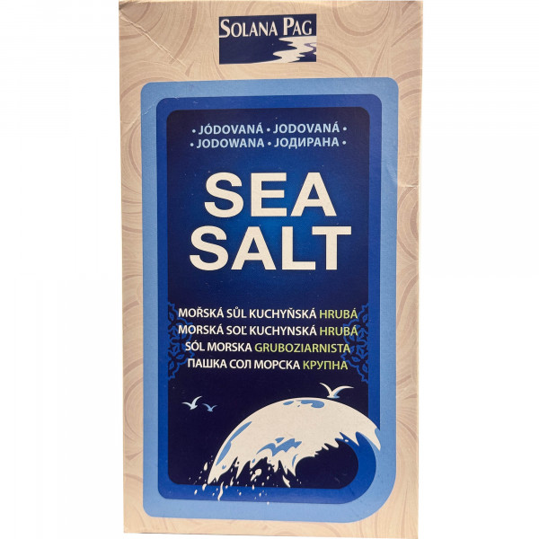 Sól Solana Pag morska gruboziarnista 1kg 