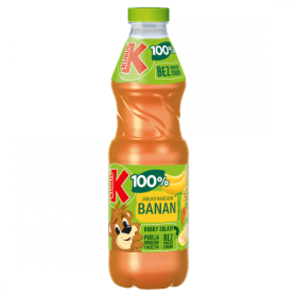 Sok 100% Kubuś jabłko marchew banan doliczana jest kaucja 0,50 zł