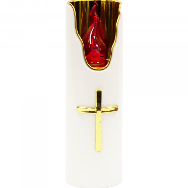 Wkład do znicza Subito led złoto czerwony c705 h150